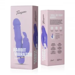 Teazers Siliconen Rabbit Vibrator - Paars 11 Teazers Siliconen Rabbit Vibrator - Paars -Seksspeeltjeswinkel TEA005 6