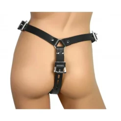 Strict Leather Male Chastity Device Harness -Seksspeeltjeswinkel ab658 3