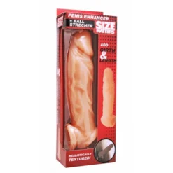Size Matters Realistische Penissleeve En Ball Stretcher -Seksspeeltjeswinkel ae447 3