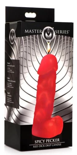 Master Series Passion Pecker Penis Druipkaars - Rood 3 Master Series Passion Pecker Penis Druipkaars - Rood - Afbeelding 3