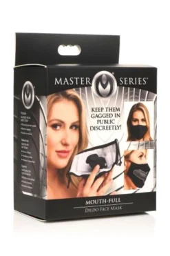 Master Series Mouth-Full Dildo Gezichtsmasker - Zwart -Seksspeeltjeswinkel ah079 10