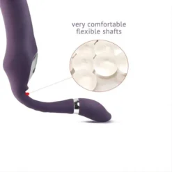 Tracy's Dog - Dubbele Dildo Vibrator C Vorm -Seksspeeltjeswinkel avb010pu