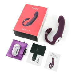 Tracy's Dog - Dubbele Dildo Vibrator C Vorm -Seksspeeltjeswinkel avb010pu 2