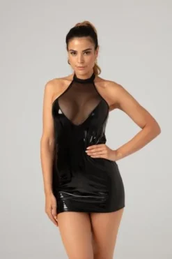 Halter Jurkje Black Love - Zwart