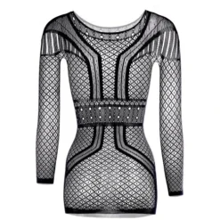 Mesh Jurkje - Zwart 8 Mesh Jurkje - Zwart -Seksspeeltjeswinkel cds004 blk