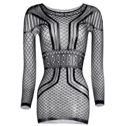 Mesh Jurkje - Zwart 9 Mesh Jurkje - Zwart -Seksspeeltjeswinkel cds004 blk 2