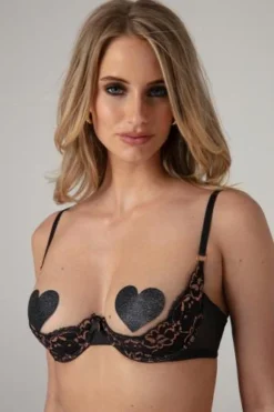 1/4 Bh Glitterkant Sevdalizia - Zwart/koper