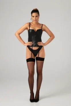 Imitatieleren Korset & String Tiara 10 Imitatieleren Korset & String Tiara -Seksspeeltjeswinkel cld wblk 005 s 8