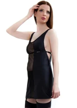 Transparency Jurkje - Zwart 9 Transparency Jurkje - Zwart -Seksspeeltjeswinkel f300008blksm 5