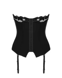 Obsessive Luxe Jarretel-korset Editya - Zwart 9 Obsessive Luxe Jarretel-korset Editya - Zwart -Seksspeeltjeswinkel obs8301 5