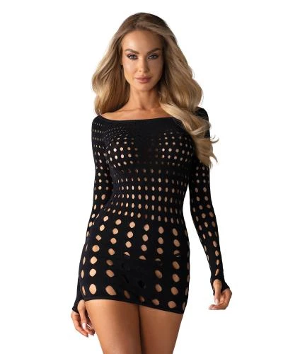 Obsessive Rocker Jurkje - Zwart 2 Obsessive Rocker Jurkje - Zwart - Afbeelding 2