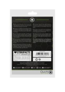 Ouch! Cockringset 3-delig - Glow In The Dark - Neon Groen -Seksspeeltjeswinkel ou731glo 3