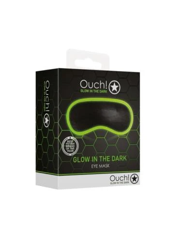 Ouch! Glow In The Dark Masker - Neon Groen/Zwart 5 Ouch! Glow In The Dark Masker - Neon Groen/Zwart - Afbeelding 5