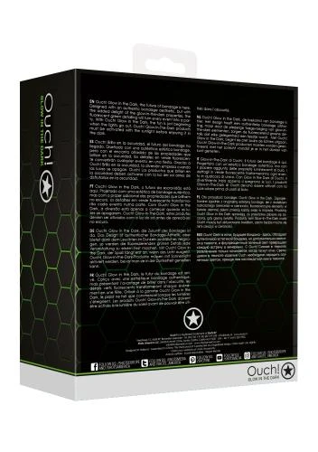 Ouch! Glow In The Dark Masker - Neon Groen/Zwart 6 Ouch! Glow In The Dark Masker - Neon Groen/Zwart - Afbeelding 6