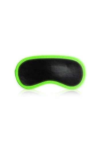 Ouch! Glow In The Dark Masker - Neon Groen/Zwart 3 Ouch! Glow In The Dark Masker - Neon Groen/Zwart - Afbeelding 3