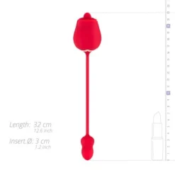 Teazers Rose Vibrator And Clitoris Stimulator -Seksspeeltjeswinkel tea042 9
